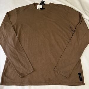 Twenty Montreal Mocha Long Sleeve Medium Men NWT Made In Canada F